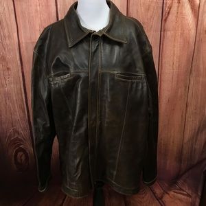 Men’s Gap Brown Leather Jacket
